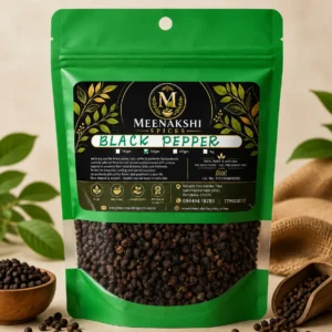 Meenakshi Spices Premium Kerala Black Pepper 250g Pouch